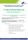 T-cell enumeration by CD3-4-8 Gems™